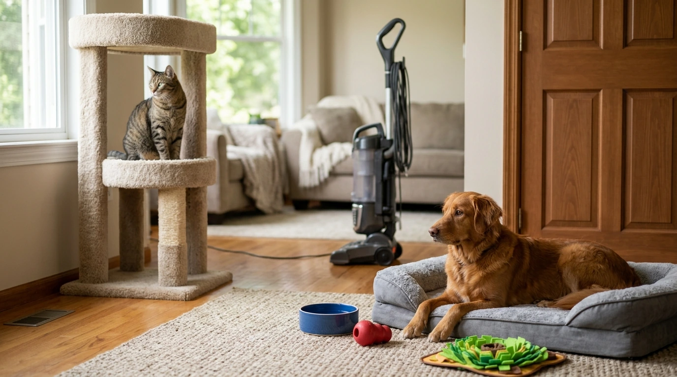 Help Pets Stay Calm During Vacuuming: A Gentle Plan